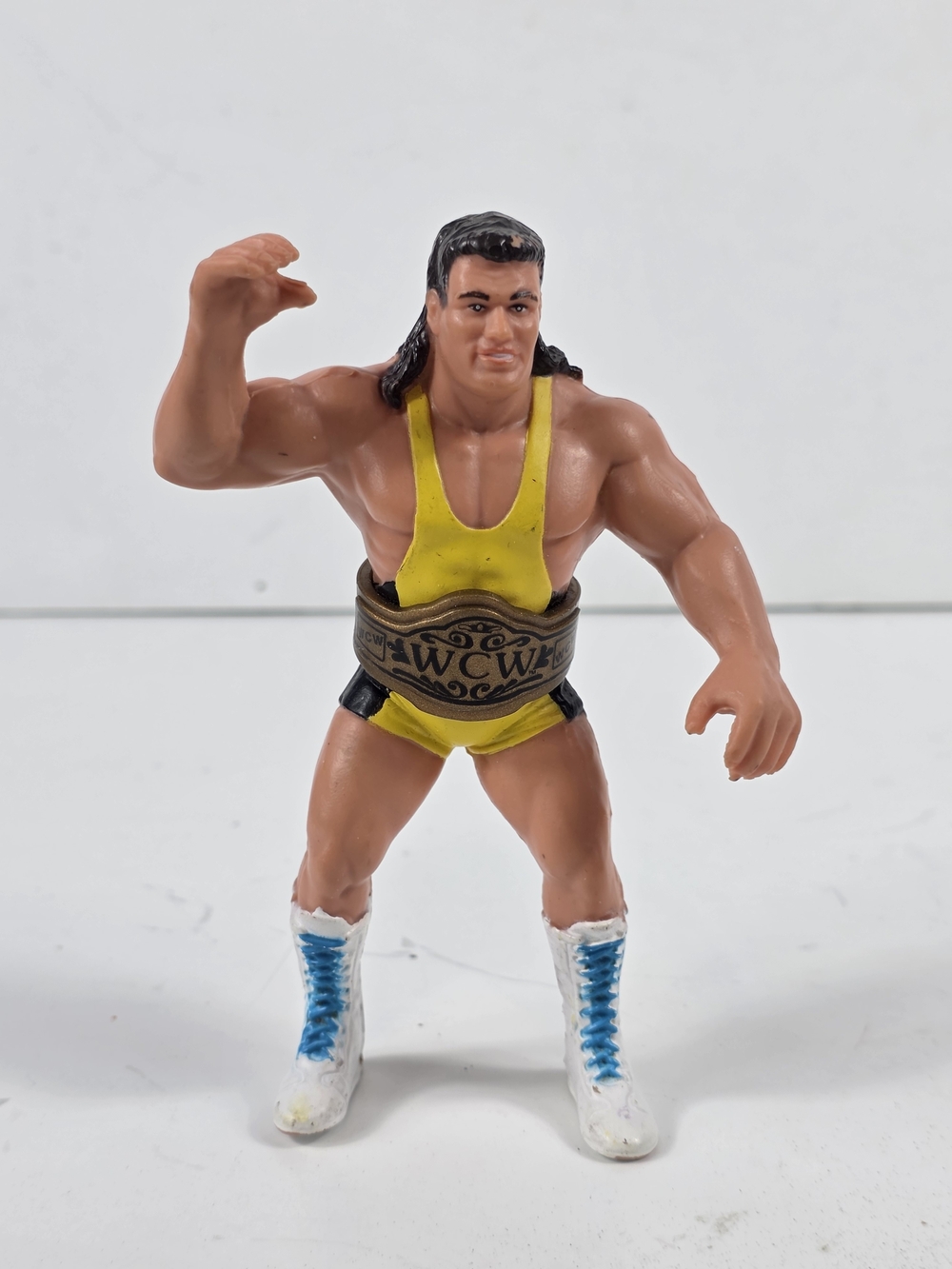 WCW Champion Wrestler Action Figure - Yellow Singlet